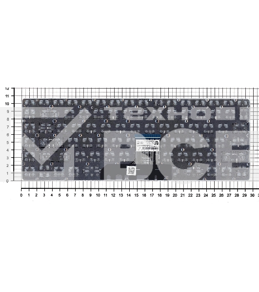 Клавиатура для ноутбука HP Envy 13-AH золото