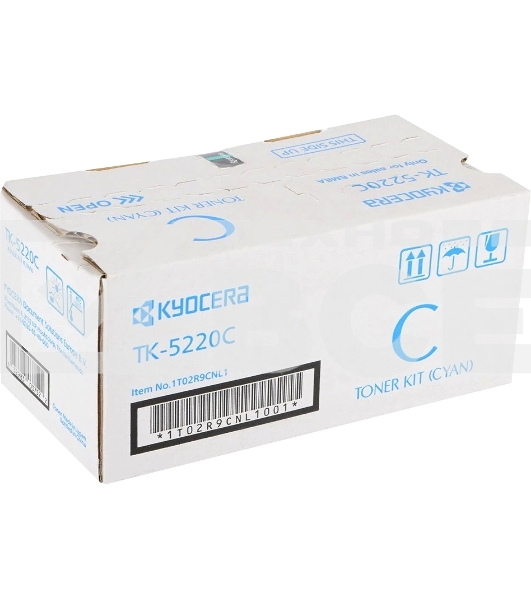 Картридж лазерный Kyocera TK-5220C (1T02R9CNL1) голубой для P5021cdn/cdw, P5026cdn/cdw, M5521cdn/cdw, 1200 стр.