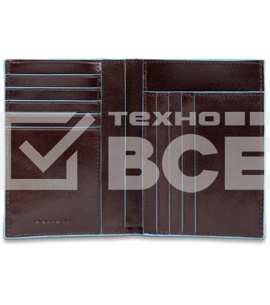 Кошелек мужской Piquadro Blue Square PU1393B2/MO, натур.кожа, красное дерево