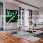 Экран Cactus 213x213см Wallscreen CS-PSW-213X213-BK 1:1 настенно-потолочный рулонный черный, фото3