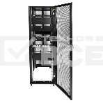 Шкаф серв.ПРОФ нап. 42U (600x1000) дверь перфор., задние двойные перфор., черный, в сборе (ШТК-СП-42.6.10-48АА-9005) (1 коробка), фото13