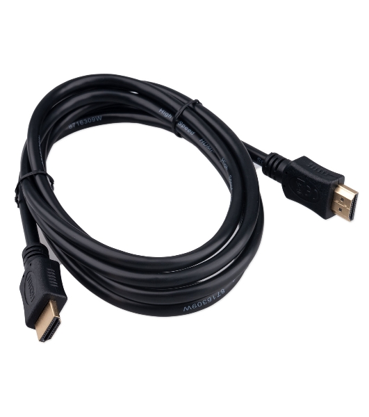 Кабель HDMI Cablexpert CC-HDMI4L-2M, 19M/19M, v2.0, Light, позол.контакты, экран, 2м, черный, пакет