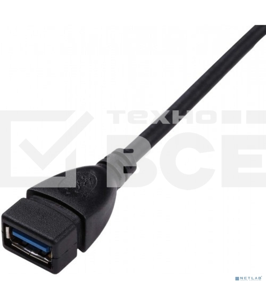 Кабель адаптер угловой KS-is KS-401O USB 3.0 M-F, левый