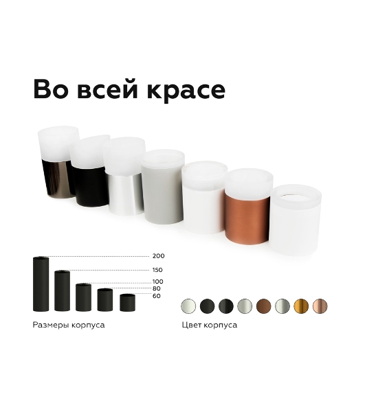 Насадка для корпуса светильника N6220 SWH/FR белый песок/белый матовый D60*H30mm Out15mm MR16