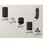 Светильник Ambrella Light XM6313100 SBK/PSL черный песок/серебро полированное MR16 GU5.3 (C6323, A2060, A2221, C6313, N6132), фото 1