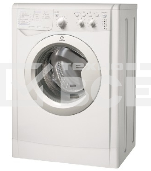 Стиральная машина Indesit IWSC 6105 белый, загрузка фронтальная 6 кг, 1000 об/мин., класс: А