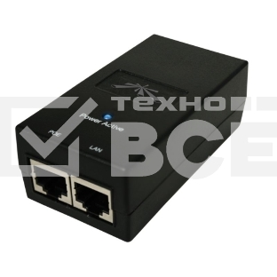Сетевое оборудование UBIQUITI POE-15-12W(EU) блок питания с PoE, 220 VAC -> 15VDC, 0,8A - для абонентов