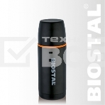 Термос БИОСТАЛЬ Спорт NBP-500C 0,5 л. (Объем 0,5 л. Крышка без кнопки, узкая горловина. Корпус - нерж. сталь, окражен. черн. цвет.), фото 1