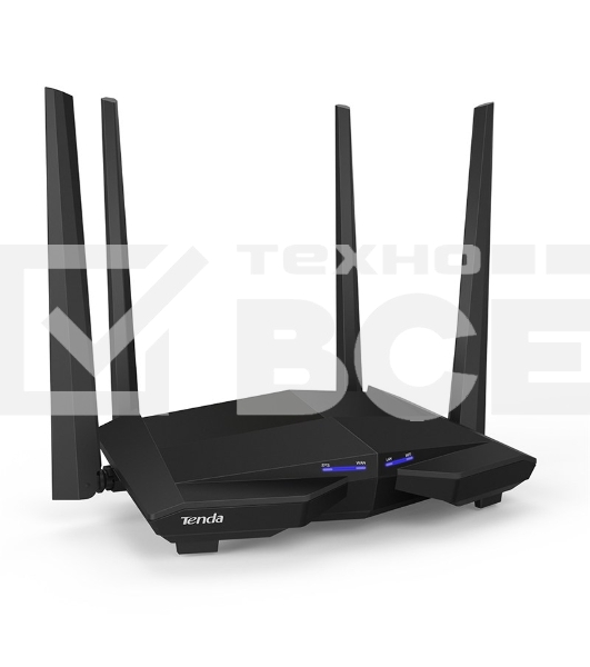 Двухдиапазонный AC1200 Гигабитный WiFi Маршрутизатор Tenda AC10U (AC 1200, LAN 3*10/100/1000, USB 2.0), 4 антенны 5dBi