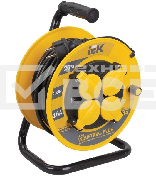 Удлинитель на катушке 4х20м с заземл. 16А IP44 УК20 