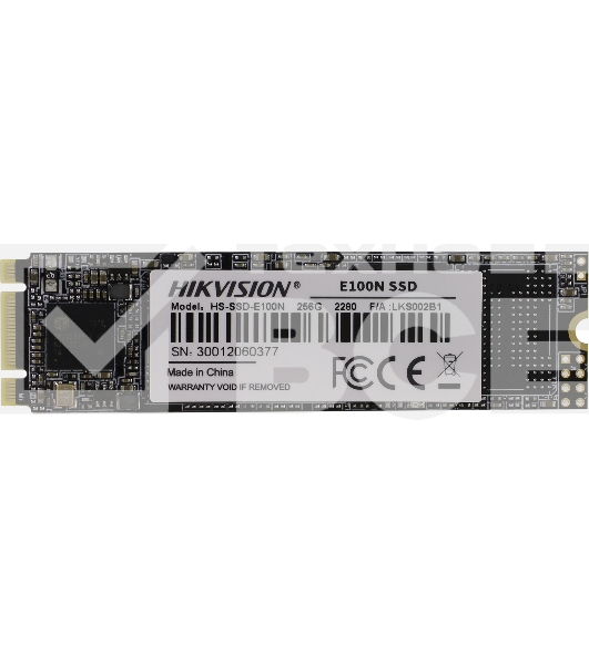 Накопитель SSD Hikvision E100N, 256GB, SATA 3, M.2 2280, R/W 560/480