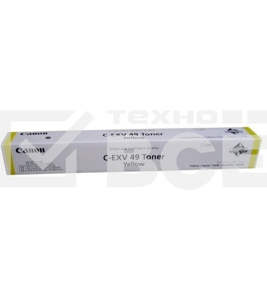 Картридж лазерный Canon C-EXV49Y (8527B002) желтый (19 000 стр.) для iR-ADV C33xx