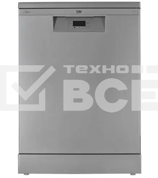 Посудомоечная машина Beko BDFN 15421 S отдельностоящая, серебристый