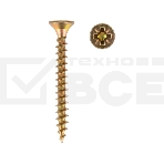 Саморез универсальный Kranz 3,5х30, желтый цинк, пакет (1000 шт/уп), фото3