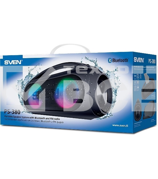 Мобильные колонки Sven PS-380 2.0 черный
