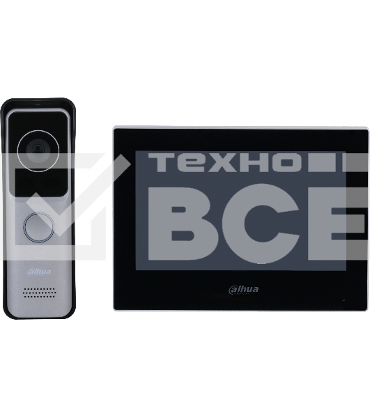 Видеодомофон DAHUA DHI-KTW02, Wi-Fi Villa Door Station& IP Indoor Monitor