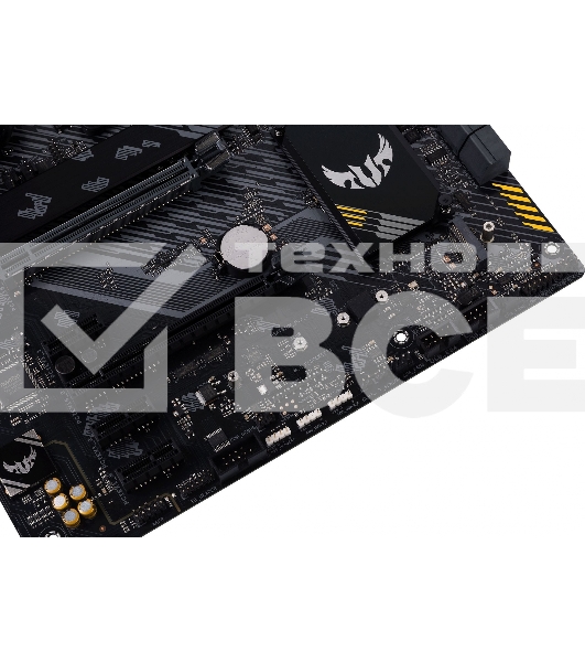 Материнская плата ASUS TUF GAMING B550-PLUS WIFI II, AM4, AMD B550, 4xDDR4, 6xSATA, 2xM.2, 1xPCI-E 3.0 x16, 1xPCI-E 4.0 x16, 3xPCI-E x1, 1xDP, 1xHDMI, 1x 2.5Gb LAN, 2xUSB-A 3.2 Gen 1, 1xUSB-A 3.2 Gen 2, 1xUSB-C 3.2 Gen 2, 3x3.5 мм, 7.1, ATX