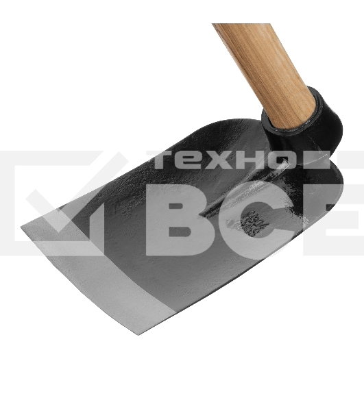 Кетмень, 175х265х900 мм, цельнокованый, деревянный лакированный черенок Сибртех