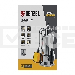 Насос Denzel DP1100X дренажный 1100Вт подъем 11м 15500л/ч, фото12