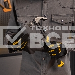 Молоток-гвоздодер Denzel 450 г, цельнокованый, боек с магнитом, двухкомп. обрезин. рук-ка, фото7