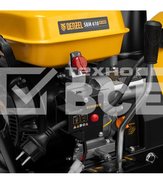 Бензиновая снегоуборочная машина SBM 610DT PRO, 212cc, гусеницы, эл.старт, блок. дифф.  Denzel