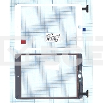 Сенсорное стекло (тачскрин) Ipad mini 3 (retina) no IC (A1599, A1600). белое, фото3