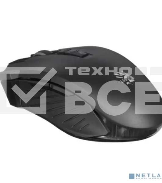 Мышь проводная A4Tech Bloody V9M черный, 4000 dpi, USB, кнопки - 9