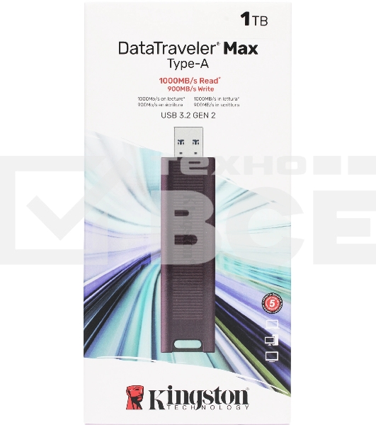 Флеш диск 1TB Kingston DataTraveler Max DTMAXA/1TB