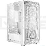 Компьютерный корпус Ginzzu GL 185 White боковая дверца закаленное стекло на петлях на магнитах, фото4