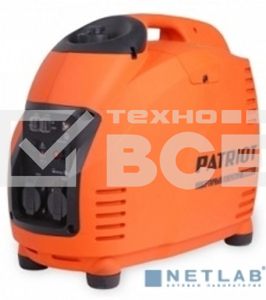 Электрогенератор бензиновый инверторный Patriot 3000i, 3.5 кВт, 63 дБ, 29.5 кг