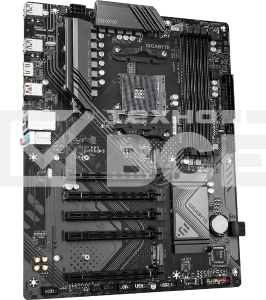 Материнская плата Gigabyte B550 EAGLE, AM4, AMD B550, 4xDDR4, 4xSATA, 2xM.2, 1xPCIe 4.0 x16, 4xPCIe 3.0 x16, 1xHDMI, 1x 1Gb LAN, 1xUSB-C 3.2 Gen 1, 1xUSB-A 3.2 Gen 2, 2xUSB-A 3.2 Gen 1, 4xUSB-A 2.0, 3x3.5 мм, 7.1, ATX
