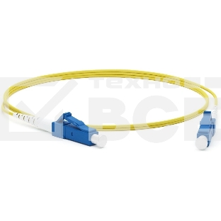 [Патч-корд] Hyperline FC-S2-9-LC/­UR-LC/­UR-H-1M-LSZH-YL Патч-корд волоконно-оптический (шнур) SM 9/­125 (OS2), LC/­UPC-LC/­UPC, 2.0 мм, simplex, LSZH, 1 м
