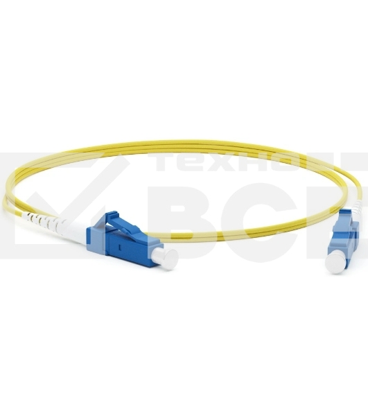 [Патч-корд] Hyperline FC-S2-9-LC/­UR-LC/­UR-H-1M-LSZH-YL Патч-корд волоконно-оптический (шнур) SM 9/­125 (OS2), LC/­UPC-LC/­UPC, 2.0 мм, simplex, LSZH, 1 м