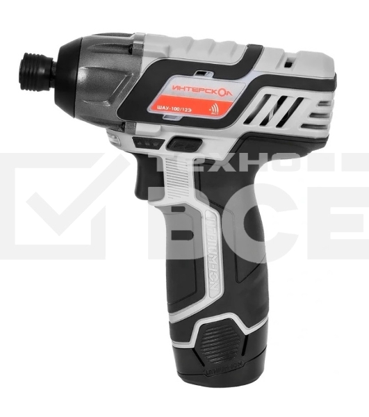 Ударный аккумуляторный шуруповерт ИНТЕРСКОЛ ШАУ-100/12Э (картон, без аккум. и ЗУ)