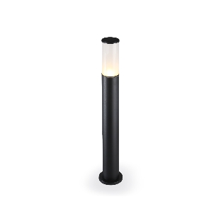 Светильник Ambrella light ST2459 BK/FR черный/белый матовый IP54 E27 max 40W D90*800