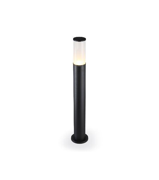 Светильник Ambrella light ST2459 BK/FR черный/белый матовый IP54 E27 max 40W D90*800