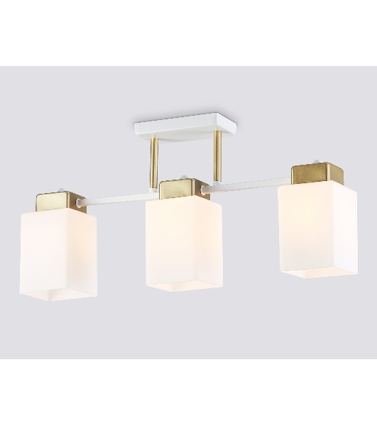 Светильник Ambrella light TR303045/3 WH/GD белый/золото E27/3 max 60W 540*100*270