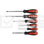 Отвертка MATRIX 13351проф. fusion crv 3компонентная рукоятка antislip 6шт., фото 1