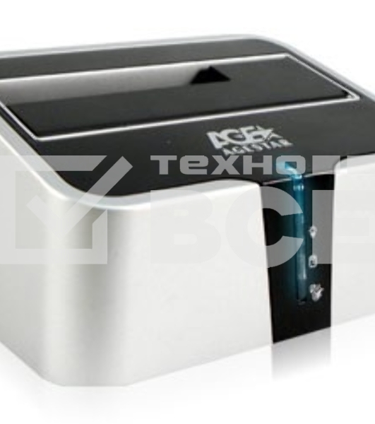 Док-станция для HDD AgeStar 3UBT2 SATA пластик серебристый 1