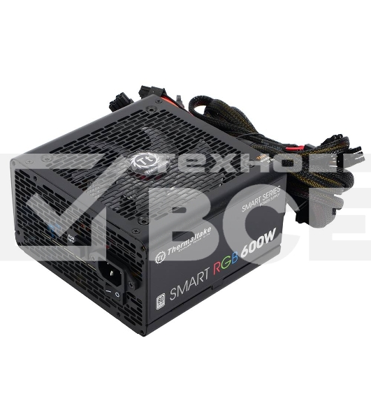 Блок питания Thermaltake Smart RGB (PS-SPR-0600NHSAWE-1), 600Вт 80 PLUS, 120мм, черный