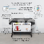 Плоттер струйный HP Designjet T630 (5HB11A), A0, 36
