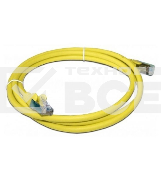 Кабель Патч-корд Lanmaster LAN-PC45/S5E-5.0-YL вилка RJ-45-вилка RJ-45 кат.5е 5м желтый LSZH (уп.:1шт)