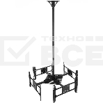 Потолочный кронштейн ONKRON CPRO2L-4 для 4 телевизоров 32”- 55
