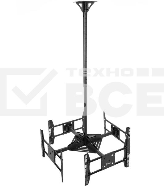Потолочный кронштейн ONKRON CPRO2L-4 для 4 телевизоров 32”- 55