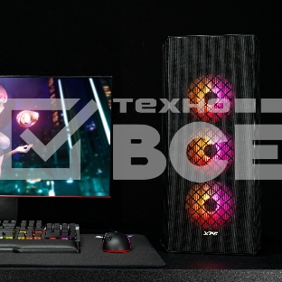 Компьютерный корпус ADATA XPG  Defender-BKCWW черный Mid-Tower