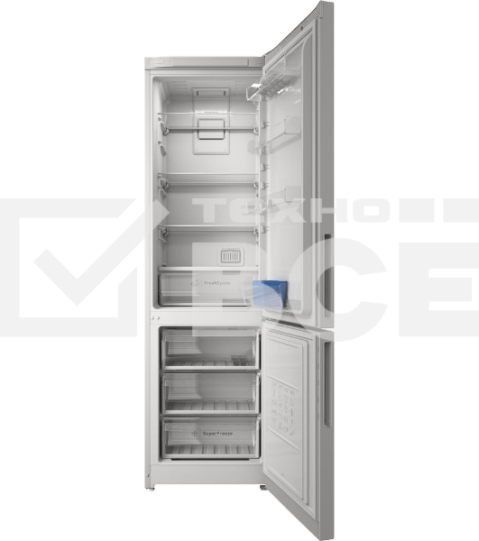 Холодильник Indesit ITR 5200 W белый двухкамерный 247/78л морозилка снизу