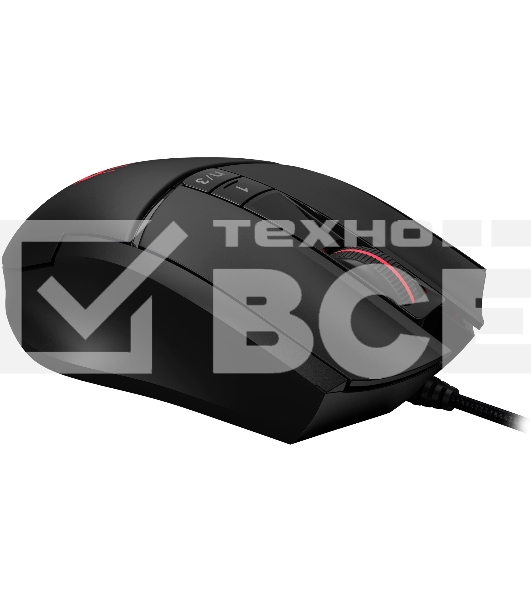 Мышь проводная A4Tech Bloody L65 Max черный, 12000 dpi, USB, кнопки - 7