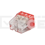 Экспресс-клемма с пастой Rexant СМК 2273-246, 6-проводная 0.5-2.5 мм², прозрачная (100 шт./уп.), фото3