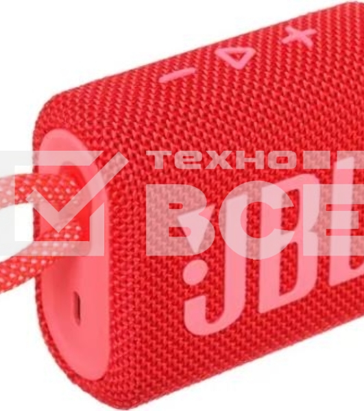 Портативная акустика JBL GO 3, красный