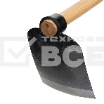 Кетмень, 175х265х900 мм, цельнокованый, деревянный лакированный черенок Сибртех, фото4